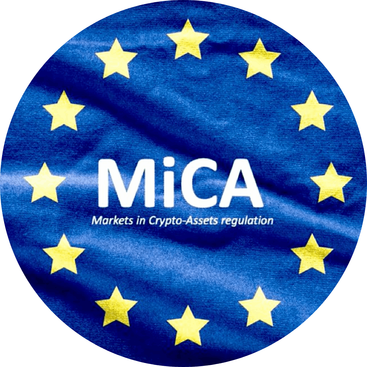 MiCA regulation coin logo